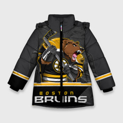 Зимняя куртка для девочек 3D Boston Bruins