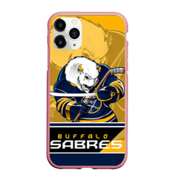 Чехол для iPhone 11 Pro Max матовый Buffalo Sabres