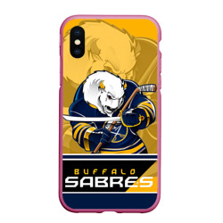 Чехол для iPhone XS Max матовый Buffalo Sabres