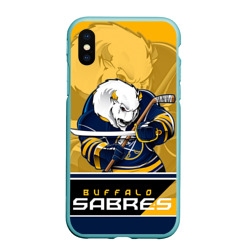 Чехол для iPhone XS Max матовый Buffalo Sabres