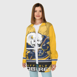 Женская рубашка oversize 3D Buffalo Sabres - фото 2