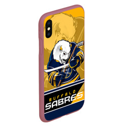 Чехол для iPhone XS Max матовый Buffalo Sabres - фото 2