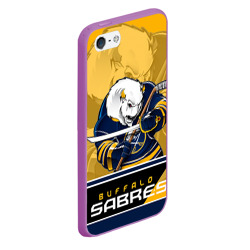 Чехол для iPhone 5/5S матовый Buffalo Sabres - фото 2