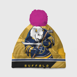 Шапка 3D c помпоном Buffalo Sabres