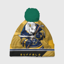 Шапка 3D c помпоном Buffalo Sabres