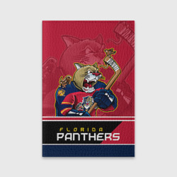 Обложка для паспорта матовая кожа Florida Panthers