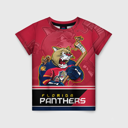 Детская футболка 3D Florida Panthers, цвет 3D печать