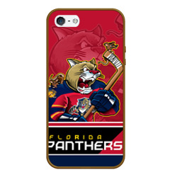 Чехол для iPhone 5/5S матовый Florida Panthers