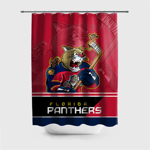 Штора 3D для ванной Florida Panthers