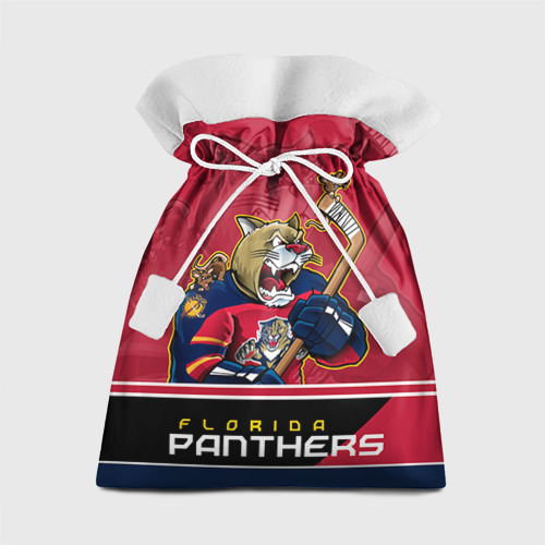 Подарочный мешок с принтом Florida Panthers, вид спереди №1