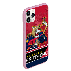 Чехол для iPhone 11 Pro Max матовый Florida Panthers - фото 2