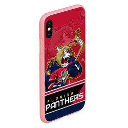 Чехол для iPhone XS Max матовый Florida Panthers - фото 2