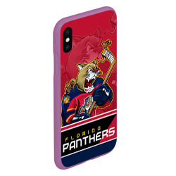 Чехол для iPhone XS Max матовый Florida Panthers - фото 2