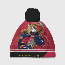 Шапка 3D c помпоном Florida Panthers