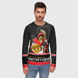 Мужской лонгслив 3D Ottawa Senators - фото 3