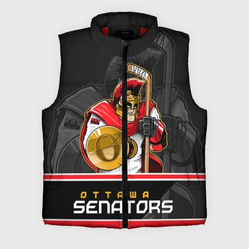 Мужской жилет утепленный 3D Ottawa Senators