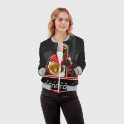 Женский бомбер 3D Ottawa Senators - фото 2