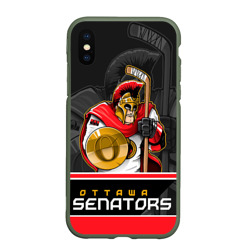 Чехол для iPhone XS Max матовый Ottawa Senators