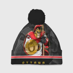 Шапка 3D c помпоном Ottawa Senators