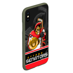 Чехол для iPhone XS Max матовый Ottawa Senators - фото 2