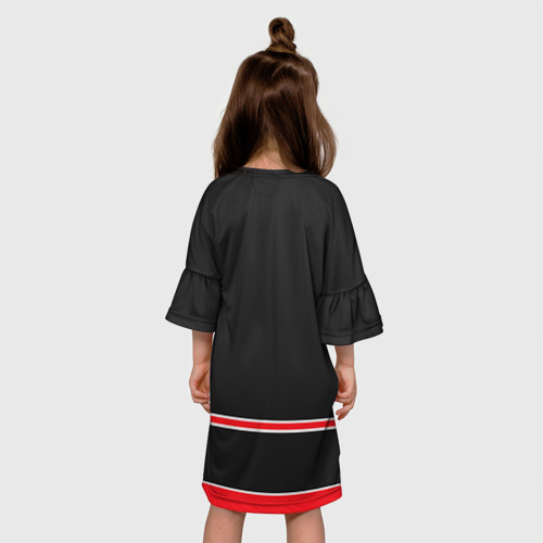 Детское платье 3D с принтом Ottawa Senators, вид сзади #2