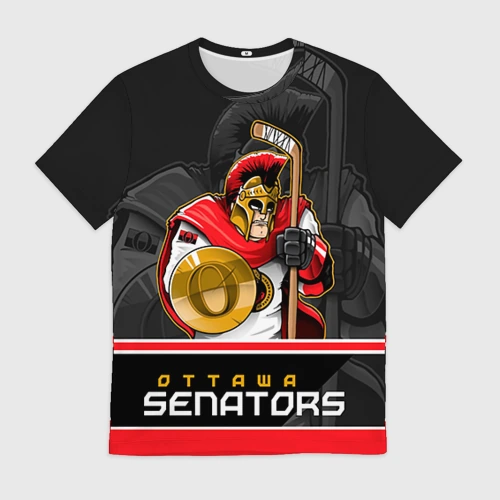 Мужская футболка 3D Ottawa Senators