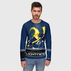Мужской лонгслив 3D Tampa Bay Lightning - фото 3