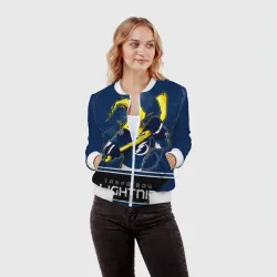 Женский бомбер 3D Tampa Bay Lightning - фото 2