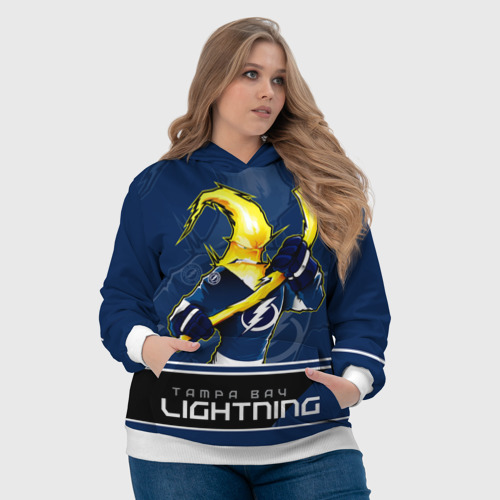 Женская толстовка 3D Tampa Bay Lightning, цвет 3D печать - фото 6