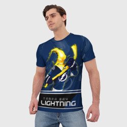 Мужская футболка 3D Tampa Bay Lightning - фото 2