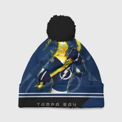 Шапка 3D c помпоном Tampa Bay Lightning
