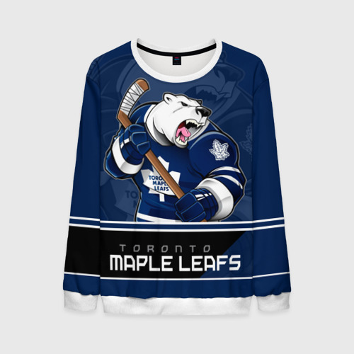 Мужской свитшот 3D Toronto Maple Leafs, цвет белый