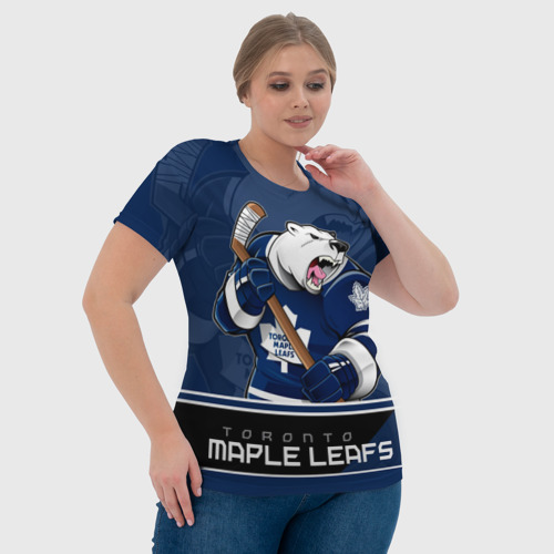 Женская футболка 3D Toronto Maple Leafs, цвет 3D печать - фото 6
