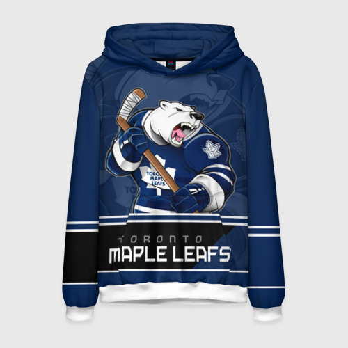 Мужская толстовка 3D Toronto Maple Leafs, цвет белый