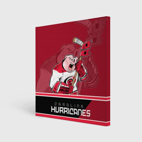 Холст квадратный Carolina Hurricanes
