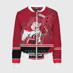 Женский бомбер 3D Carolina Hurricanes