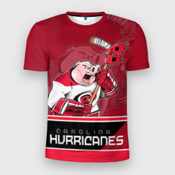 Мужская футболка 3D Slim Carolina Hurricanes