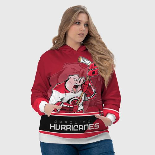 Женская толстовка 3D Carolina Hurricanes, цвет 3D печать - фото 6