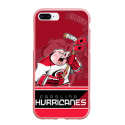 Чехол для iPhone 7Plus/8 Plus матовый Carolina Hurricanes