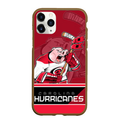 Чехол для iPhone 11 Pro Max матовый Carolina Hurricanes