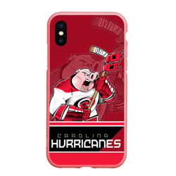 Чехол для iPhone XS Max матовый Carolina Hurricanes