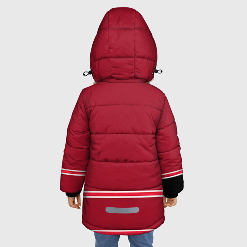 Зимняя куртка для девочек 3D Carolina Hurricanes, цвет черный - фото 4