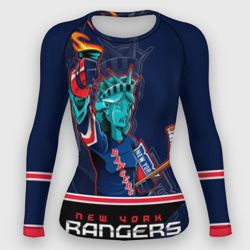 Женский рашгард 3D New York Rangers