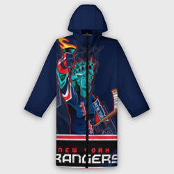 Женский дождевик 3D New York Rangers