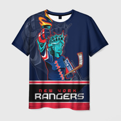 Мужская футболка 3D New York Rangers