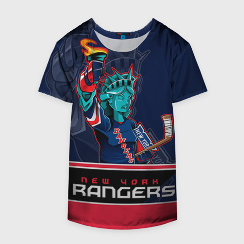 Накидка на куртку 3D New York Rangers, цвет 3D печать - фото 4