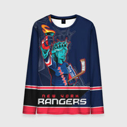 Мужской лонгслив 3D New York Rangers