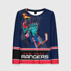 Женский лонгслив 3D New York Rangers