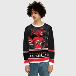 Мужской свитшот 3D New Jersey Devils - фото 2