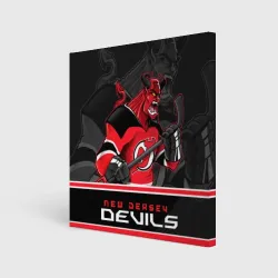Холст квадратный New Jersey Devils